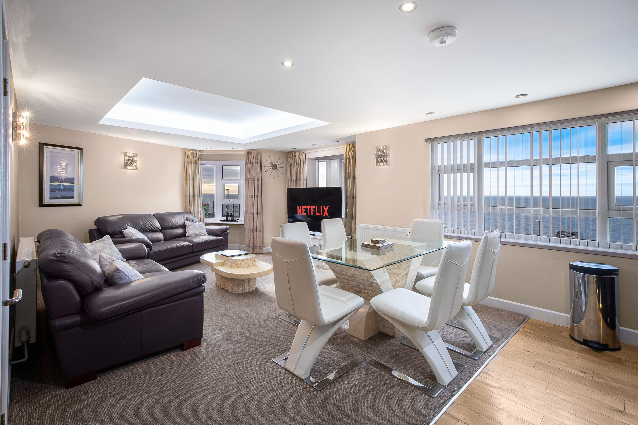 Coastal Apartment Living Area